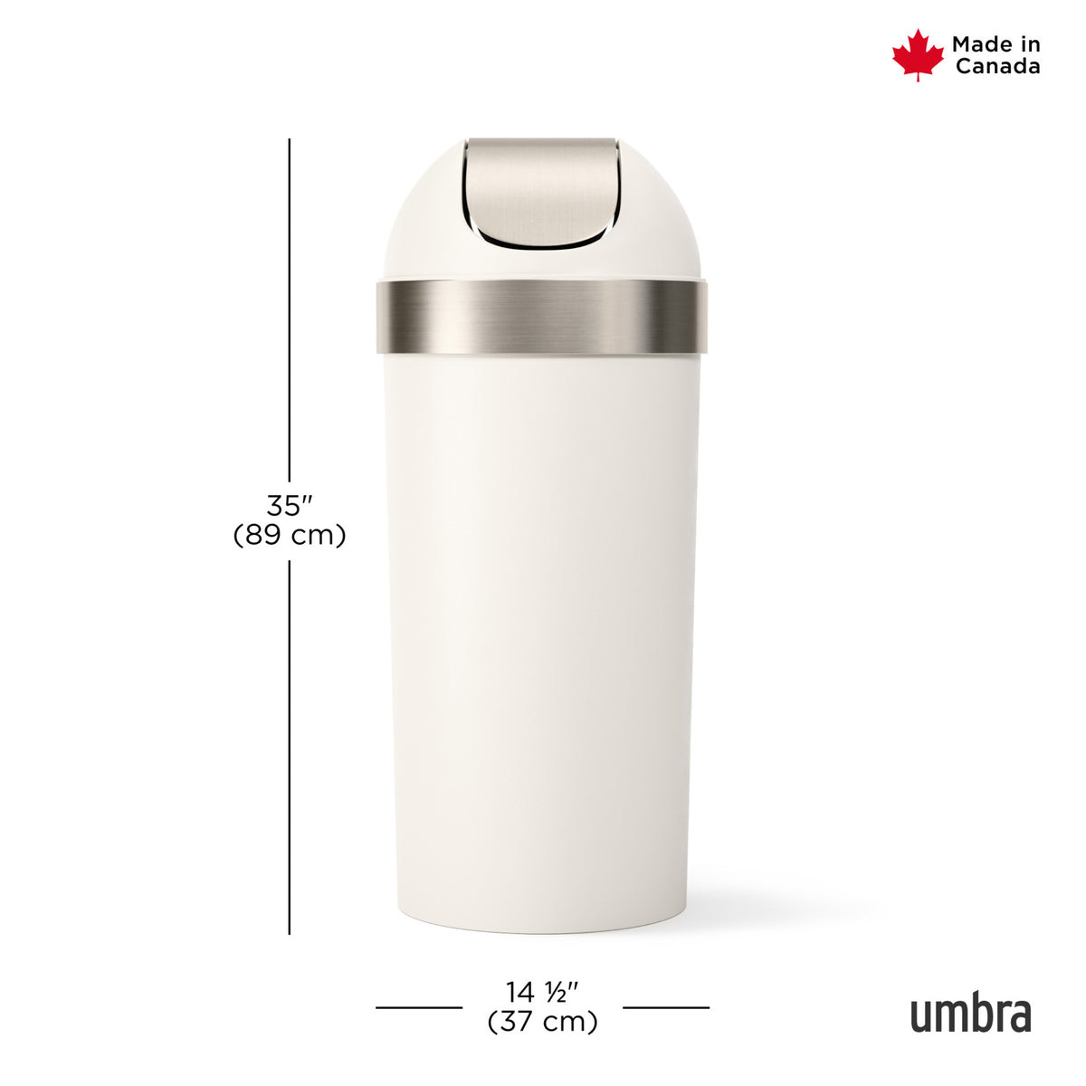 Kitchen Trash Cans | color: Sand