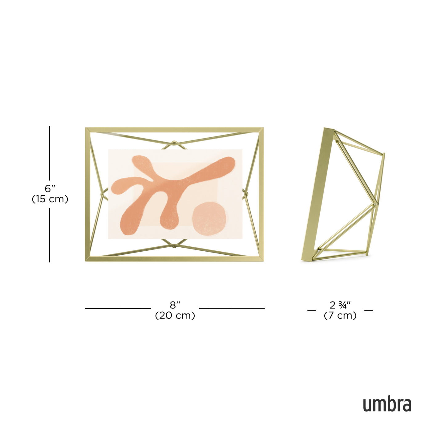Tabletop Frames | color: Matte-Brass | size: 4x6" (10x15 cm)