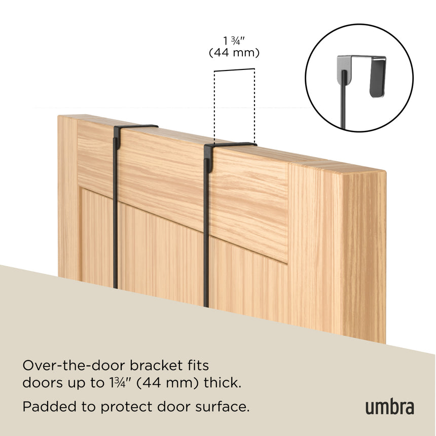 Over The Door Hooks | color: Black-Walnut