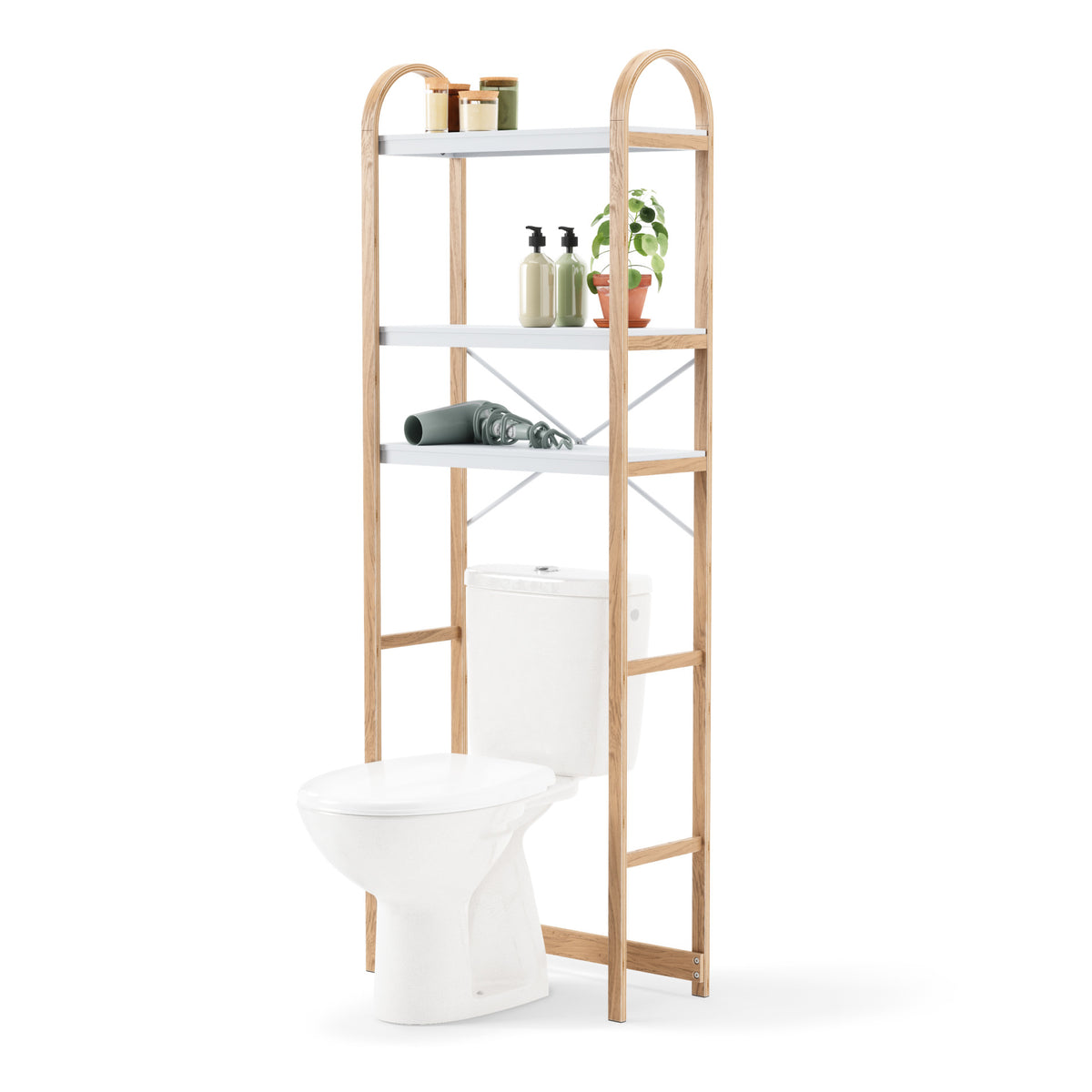 Shelves & Magazine Racks | color: White-Natural