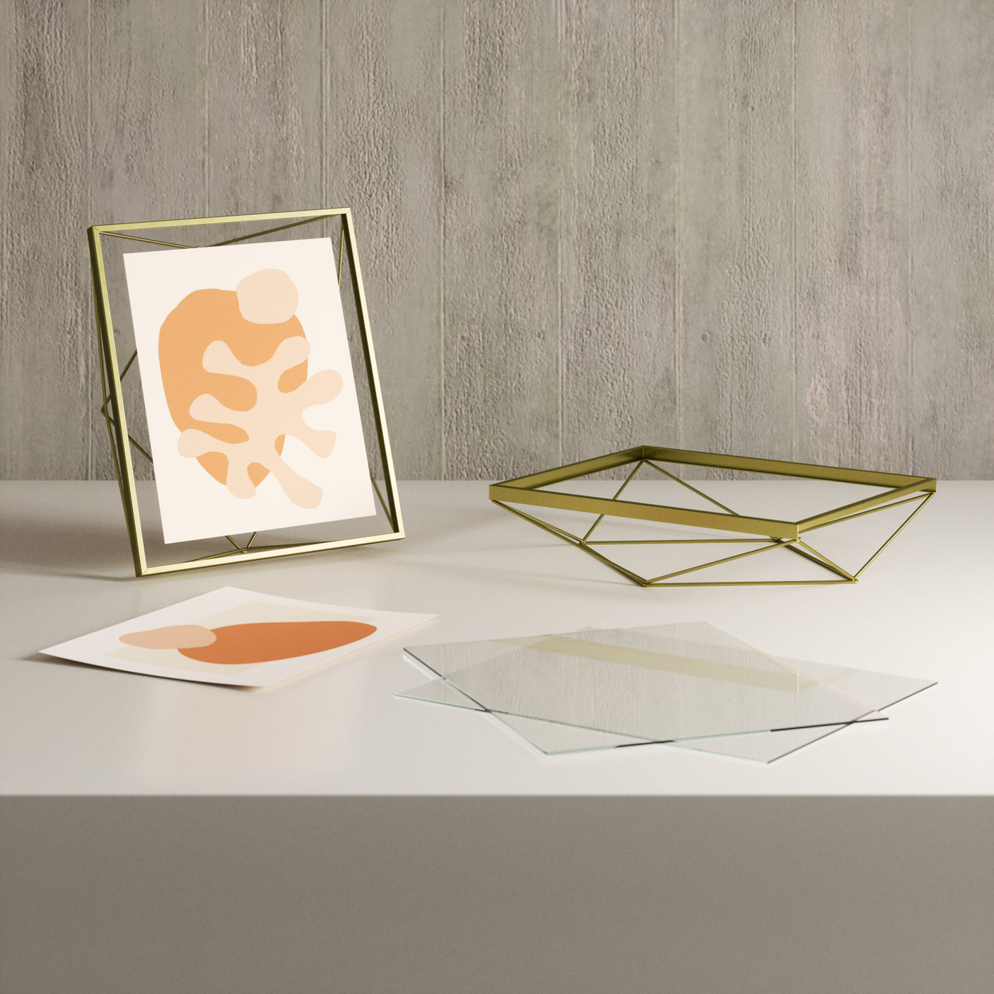 Tabletop Frames | color: Matte-Brass | size: 8x10" (20x25 cm) | Hover