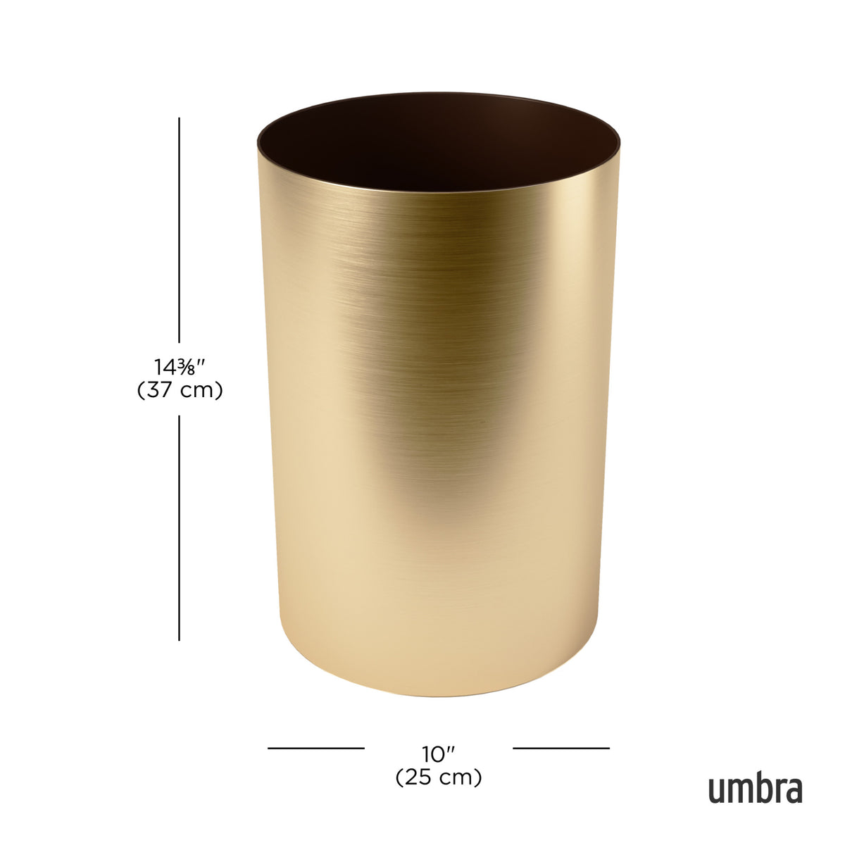 Bathroom Trash Cans | color: Matte-Brass