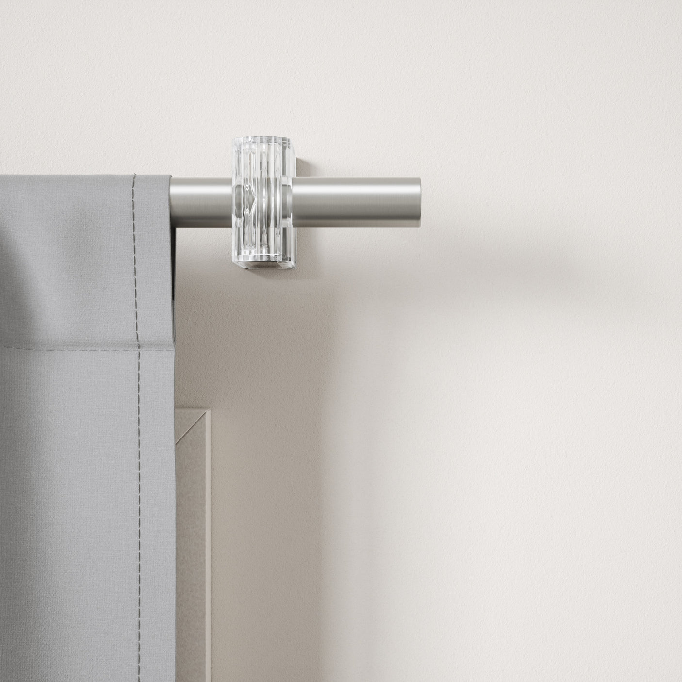 | color: Nickel-Steel | size: 42-120" (107-305 cm) | diameter: 1" (2.5 cm)