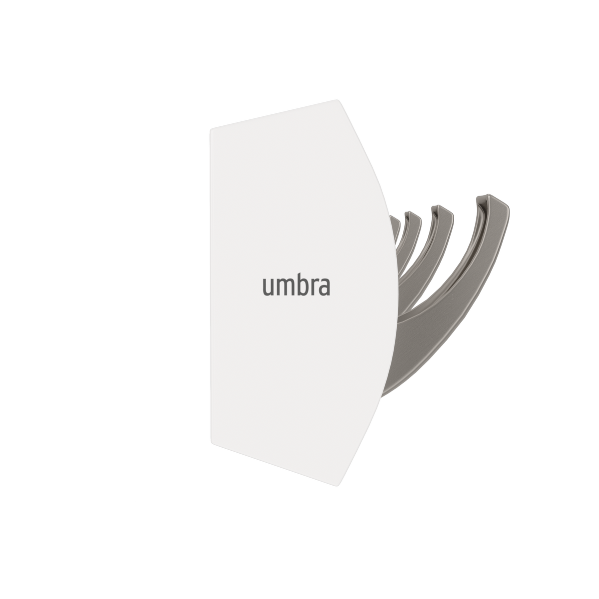 Wall Hooks | color: White-Nickel