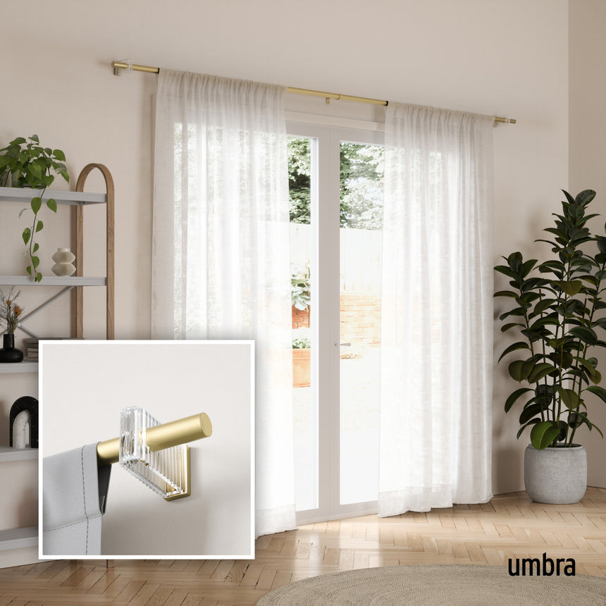 | color: Gold | size: 42-120" (107-305 cm) | diameter: 1" (2.5 cm)