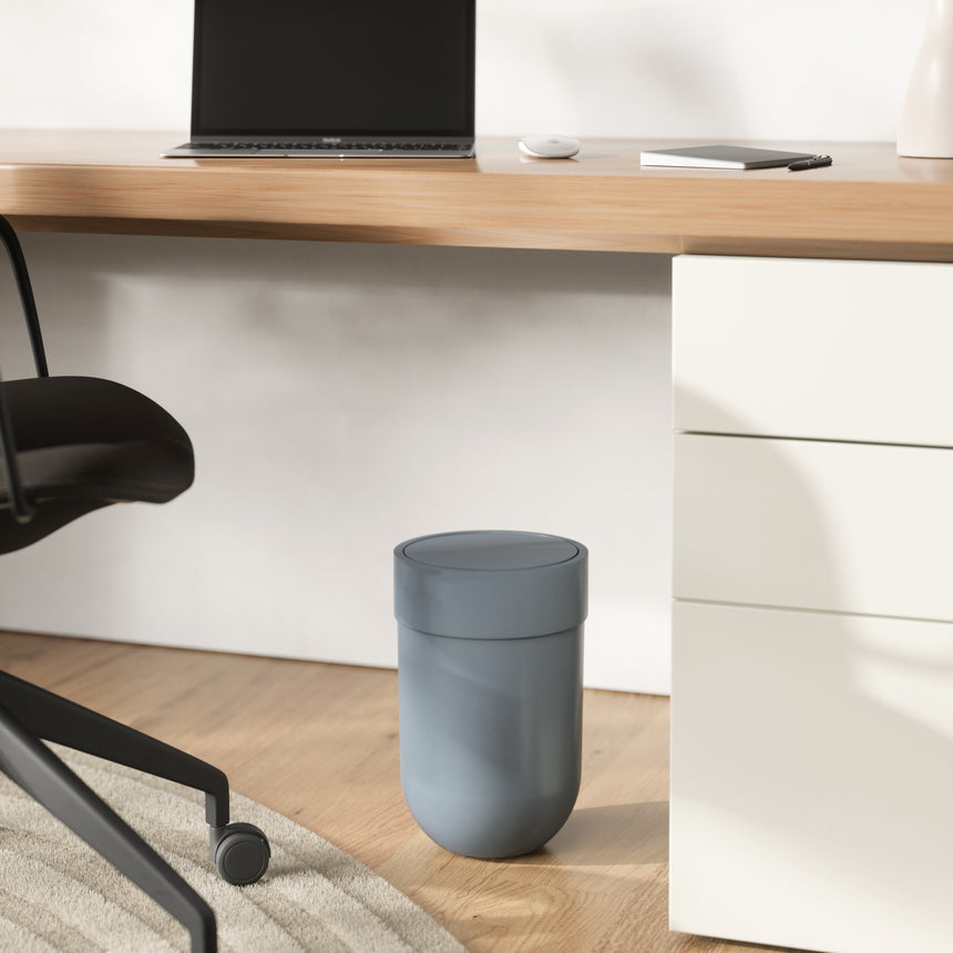Bathroom Trash Cans | color: Slate Blue