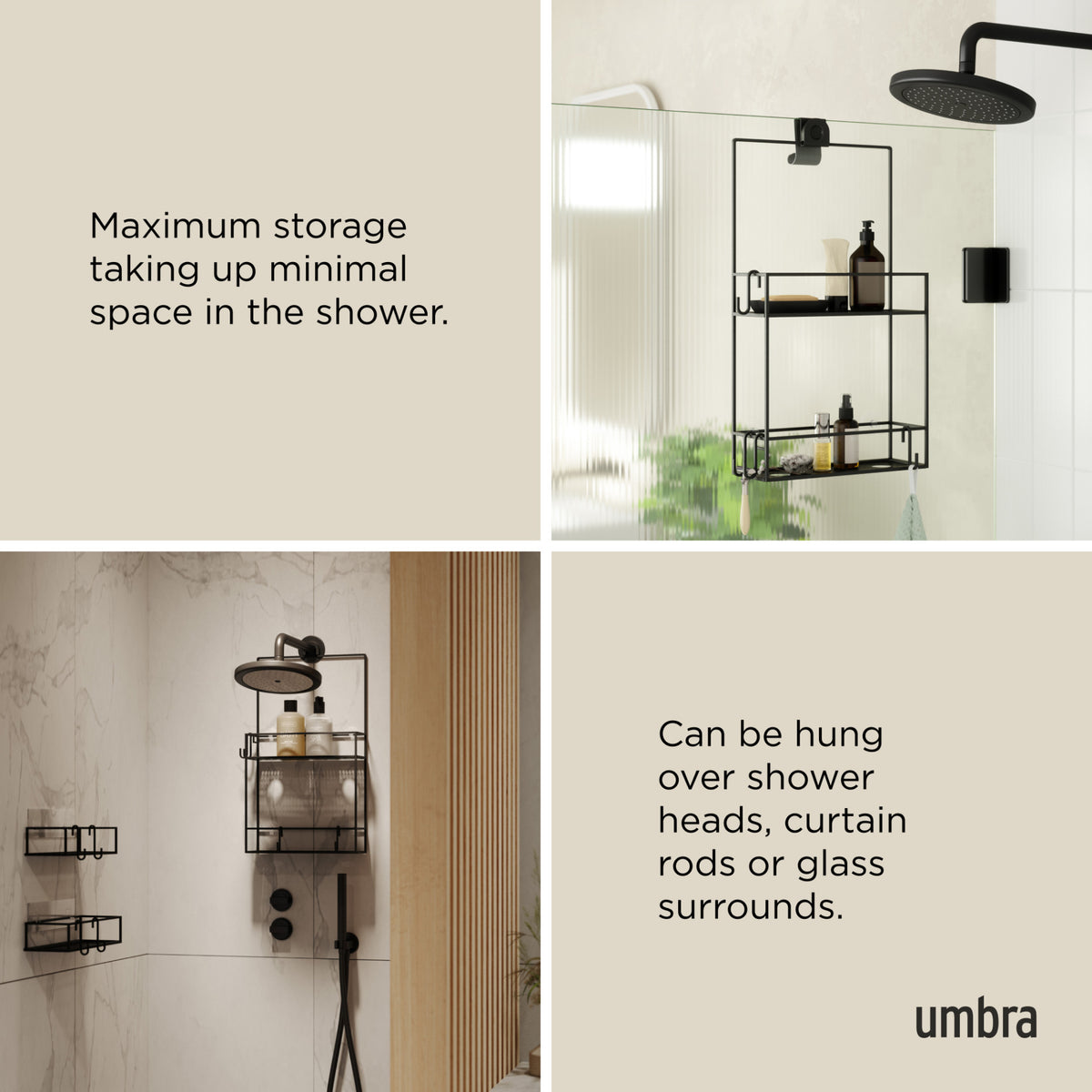 Shower Caddy | color: Black