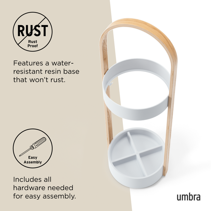 Storage & Ladders | color: White-Natural