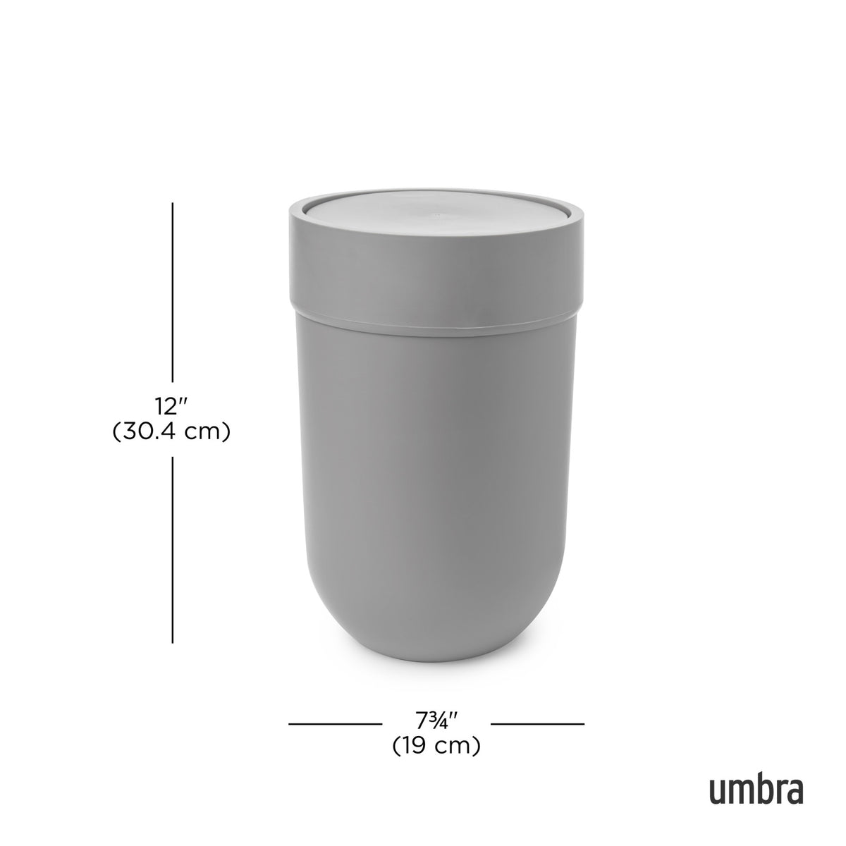 Bathroom Trash Cans | color: Grey