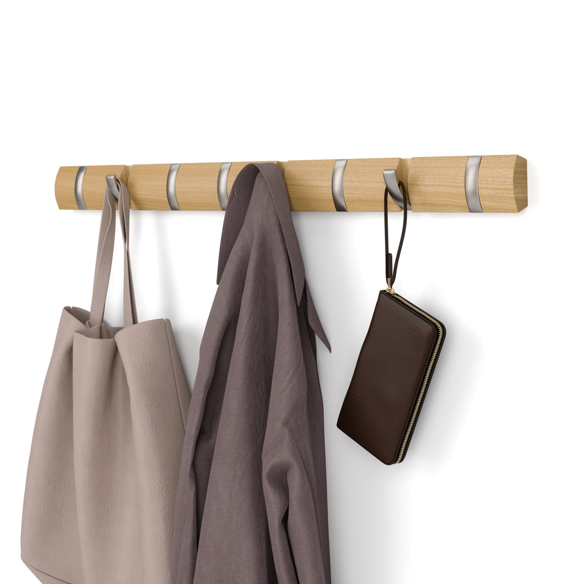 Wall Hooks | color: Natural-Nickel