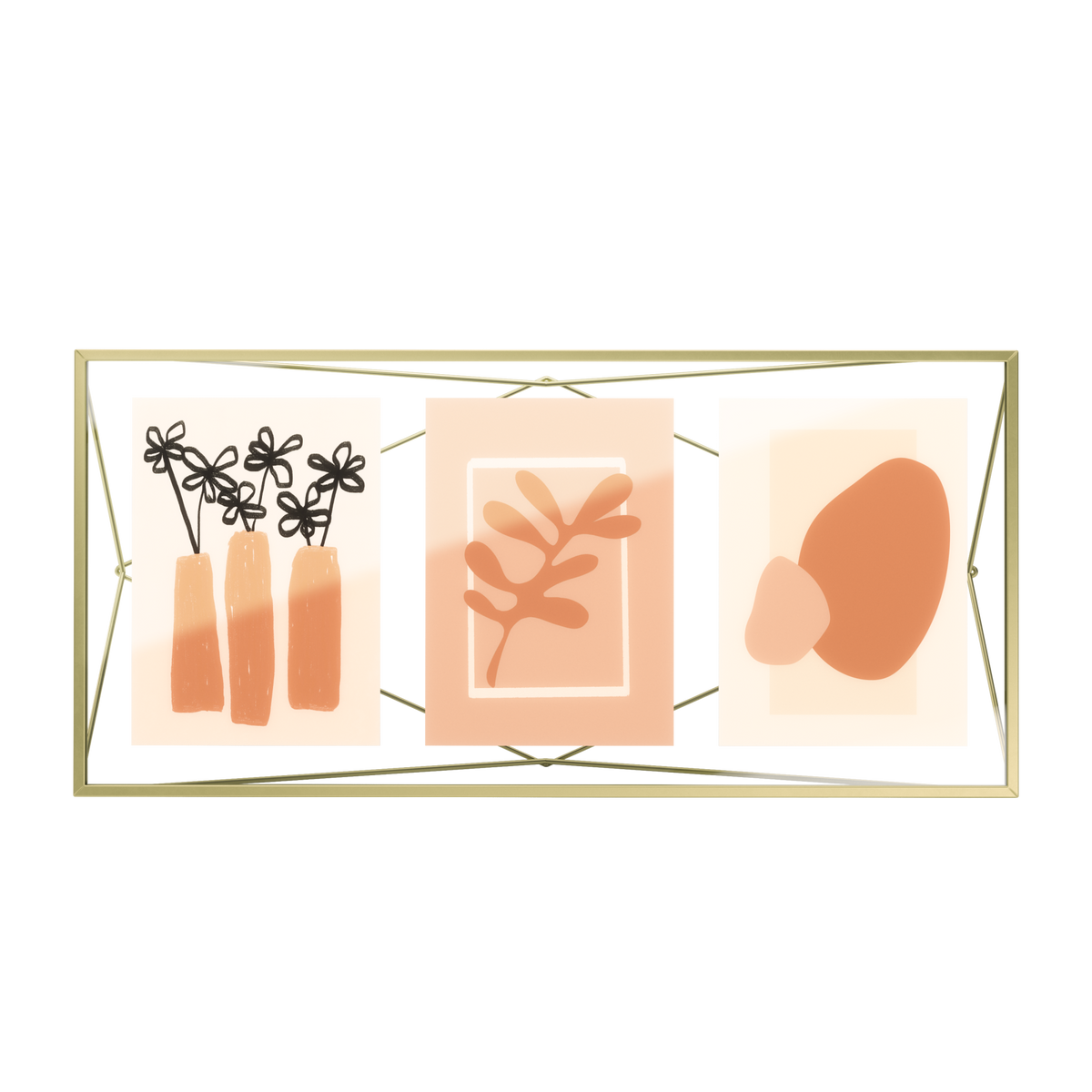 Tabletop Frames | color: Matte-Brass | size: Small-Gallery