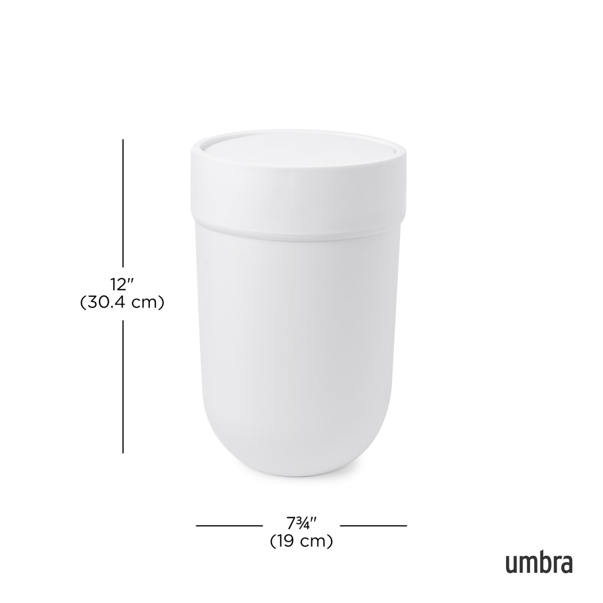Bathroom Trash Cans | color: White