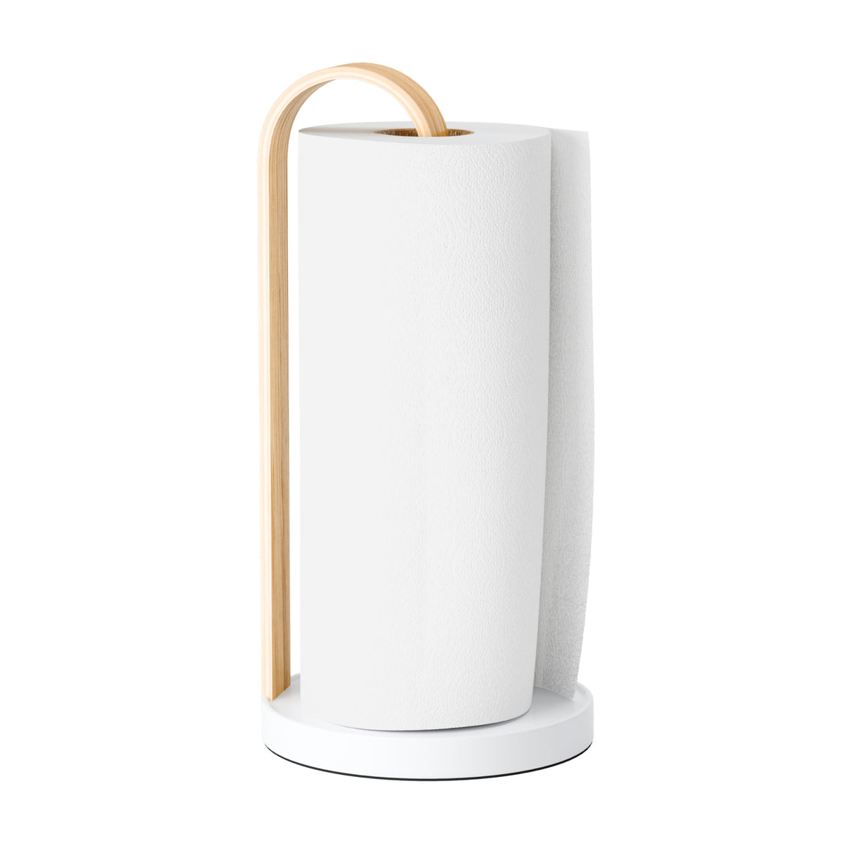 Paper Towel Holders | color: White-Natural