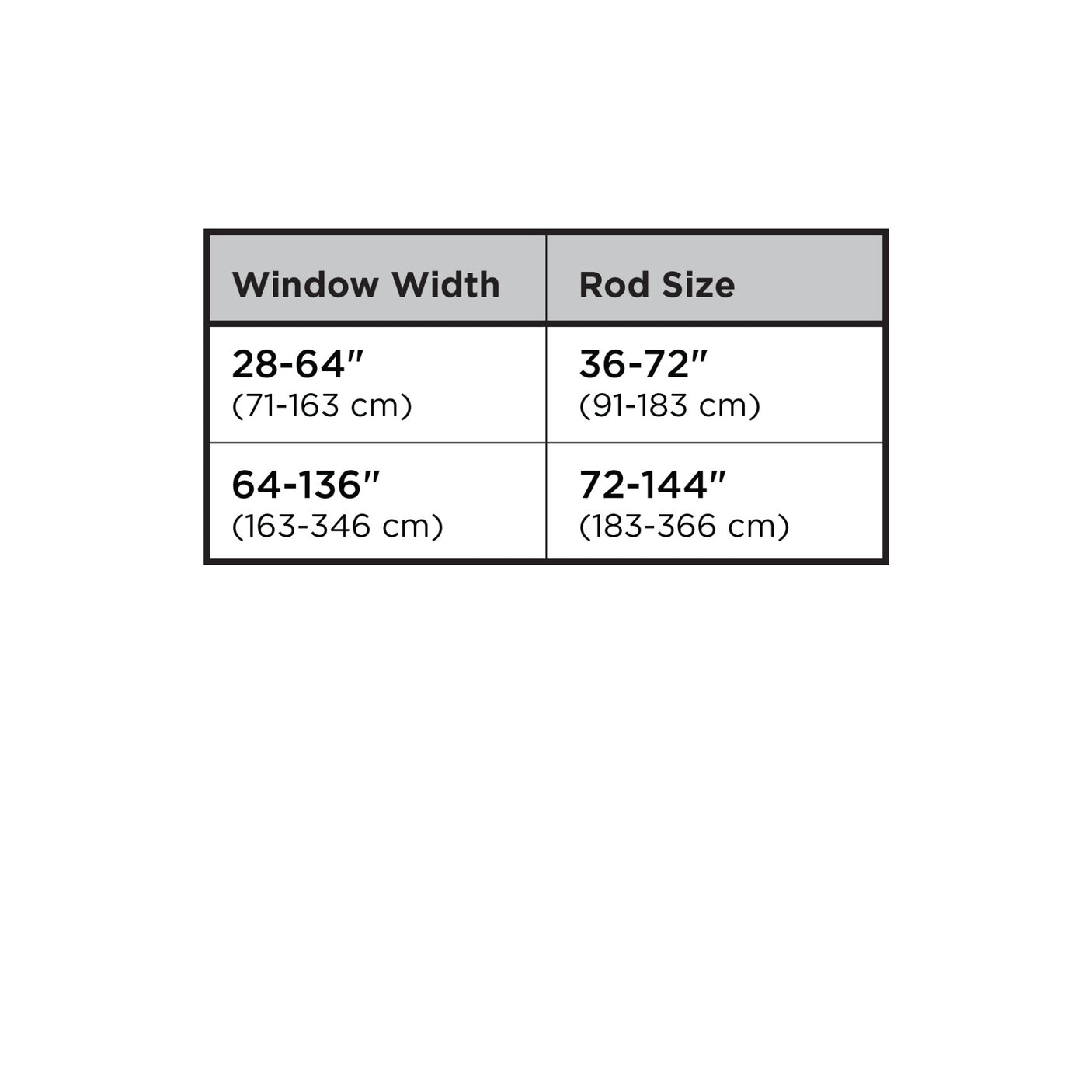 Single Curtain Rods | color: Eco-Friendly Nickel | size: 72-144" (183-365 cm) | diameter: 1" (2.5 cm)