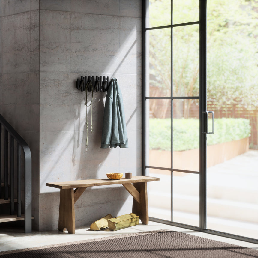 Wall Hooks | color: Black | size: 5-Hook