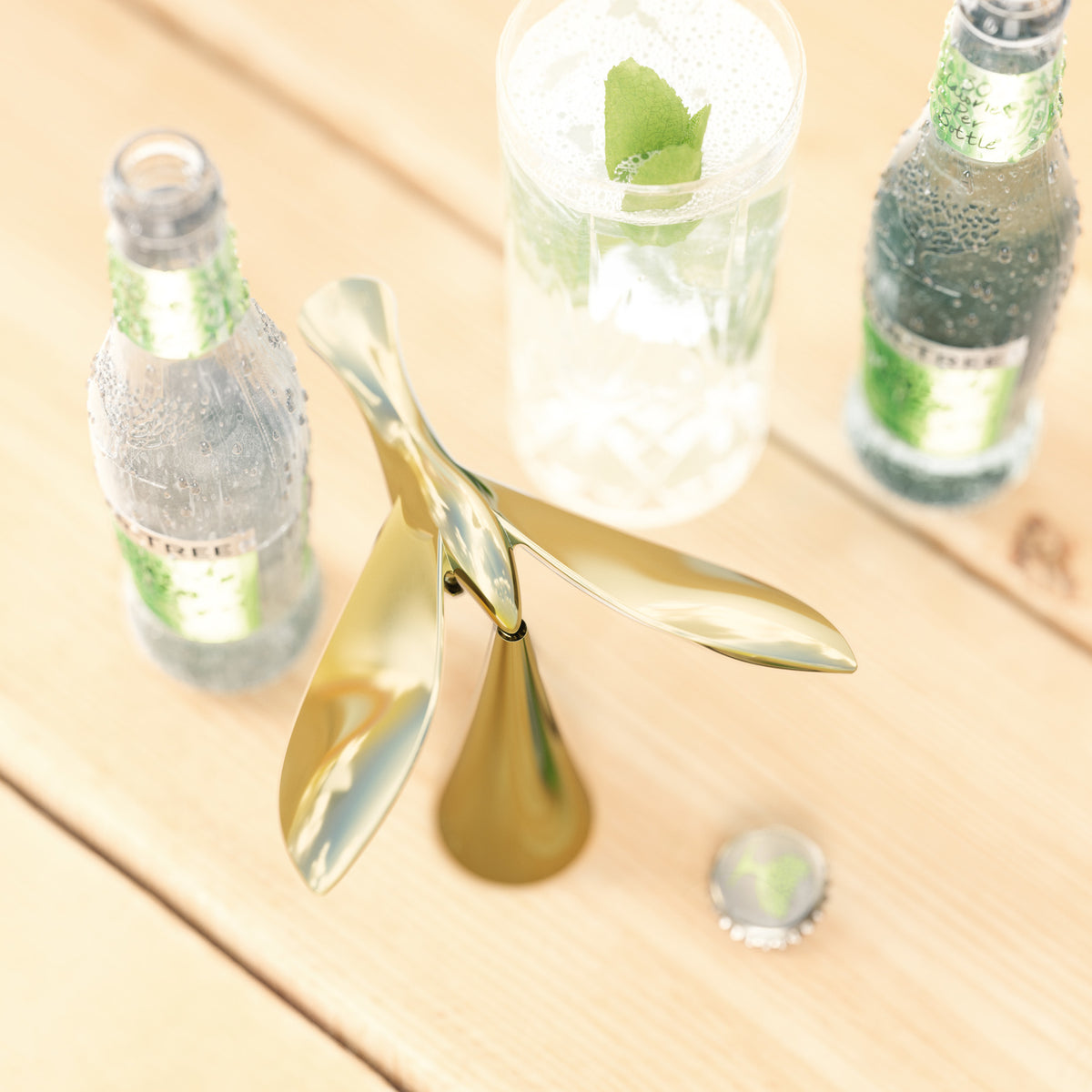TIPSY - Présentoir de 5 Décapsuleurs oiseau à balancier
