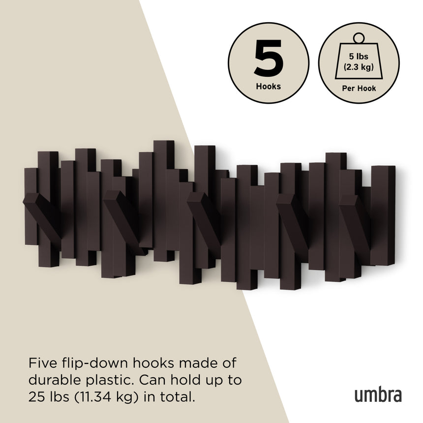 Wall Hooks | color: Espresso