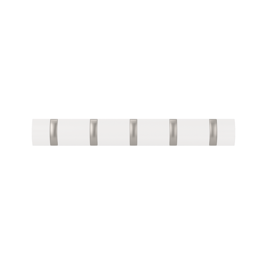 Wall Hooks | color: White-Nickel