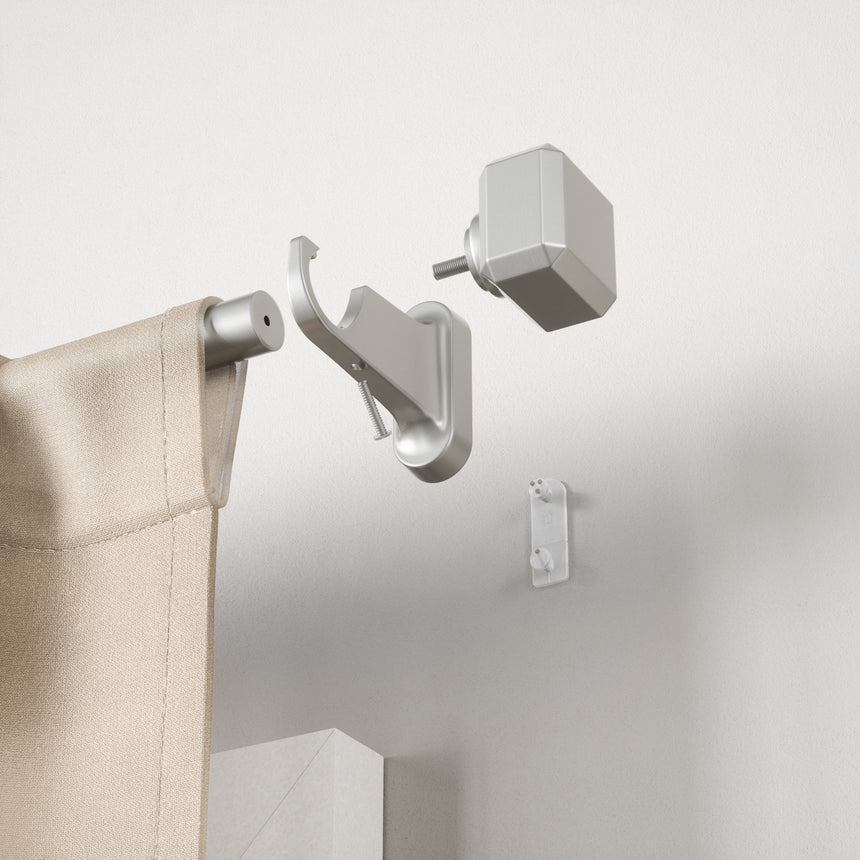 | color: Nickel-Steel | size: 42-120" (107-305 cm) | diameter: 1" (2.5cm)