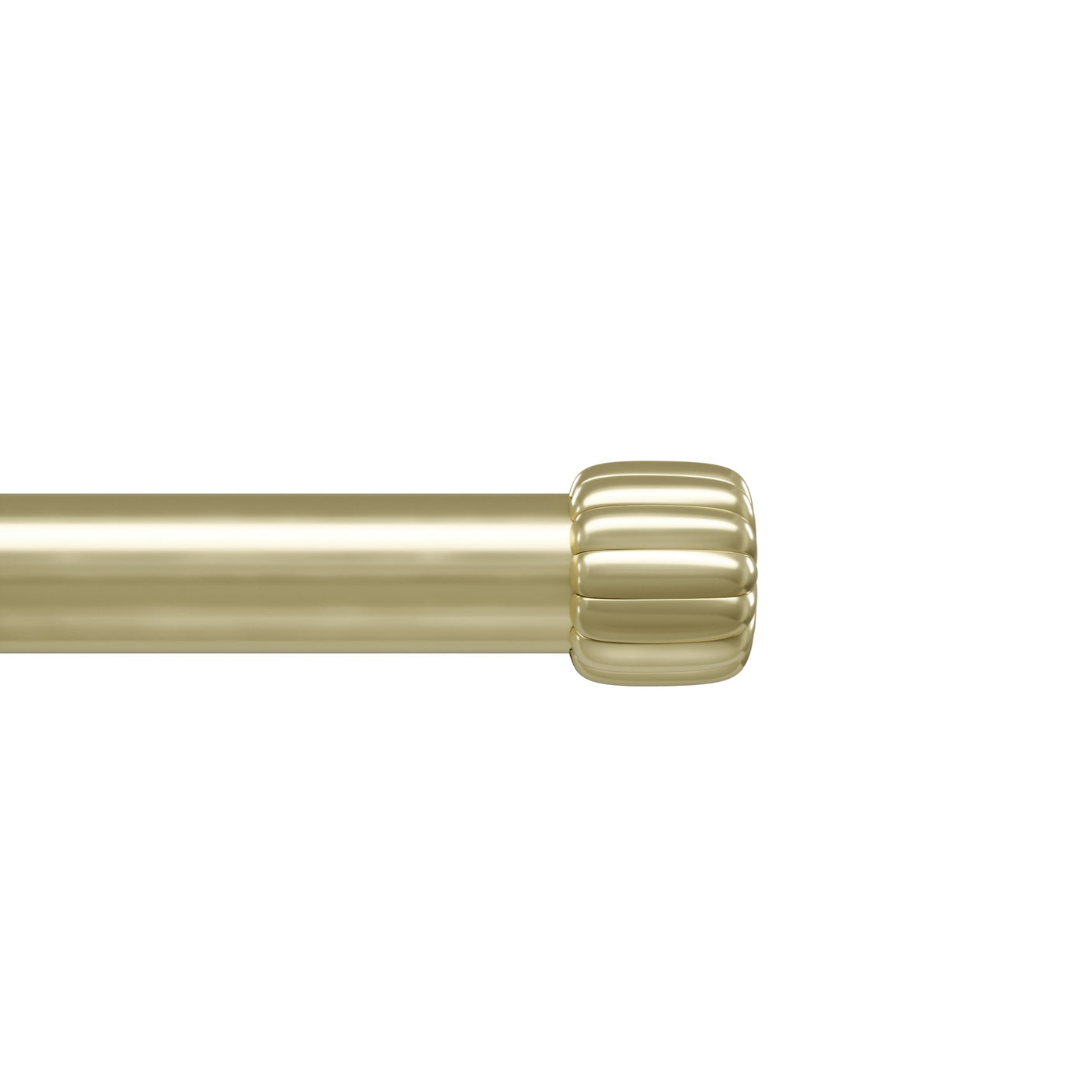 Single Curtain Rods | color: Gold | size: 66-120" (168-305 cm) | diameter: 1" (2.5 cm)