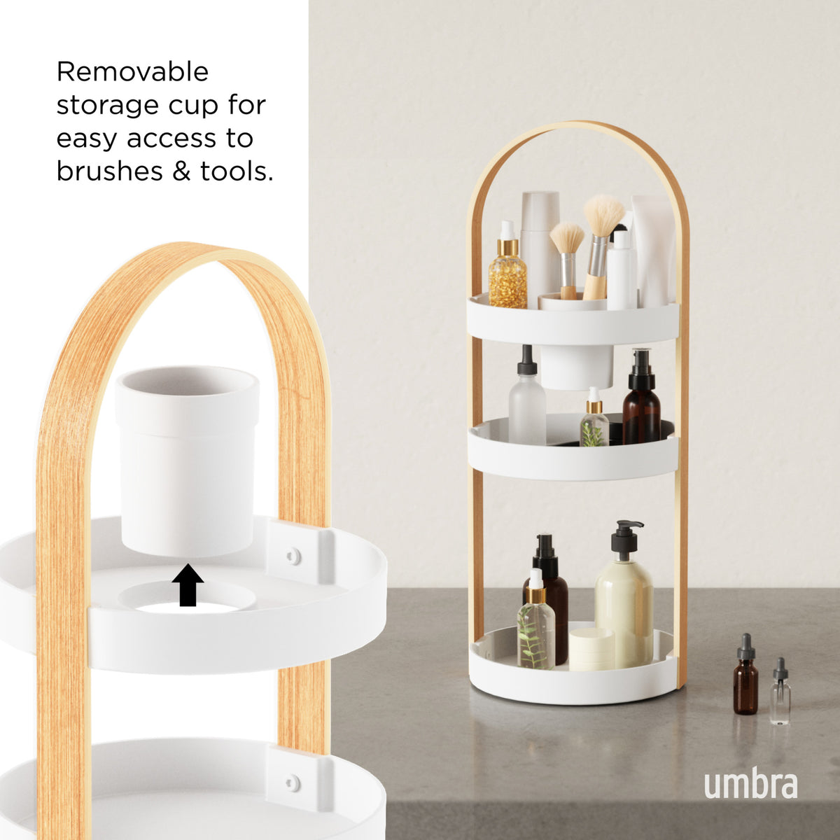 BELLWOOD - Organiseur salle de bain