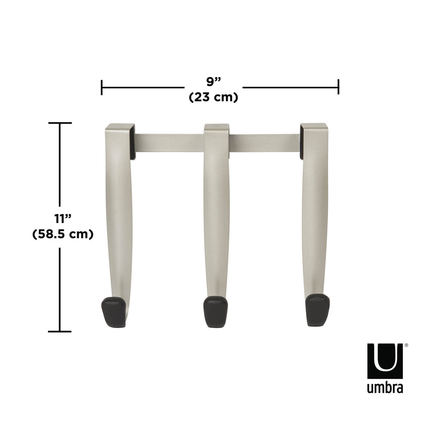 Over The Door Hooks | color: Black-Nickel