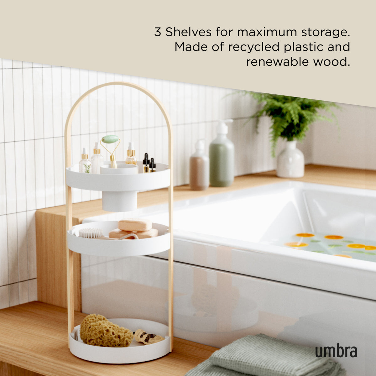 BELLWOOD - Organiseur salle de bain