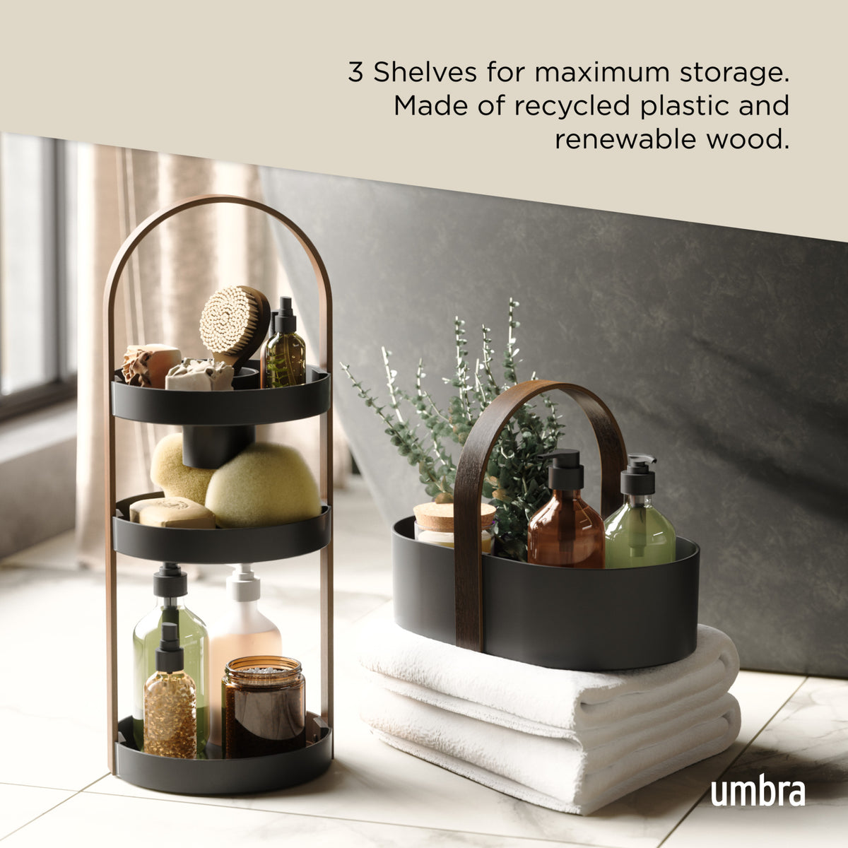 BELLWOOD - Organiseur salle de bain