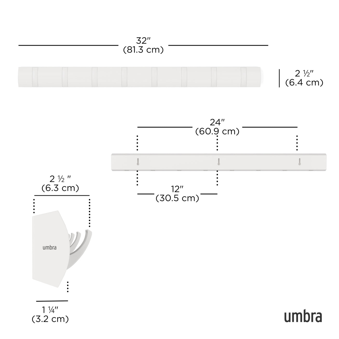 Wall Hooks | color: White-White
