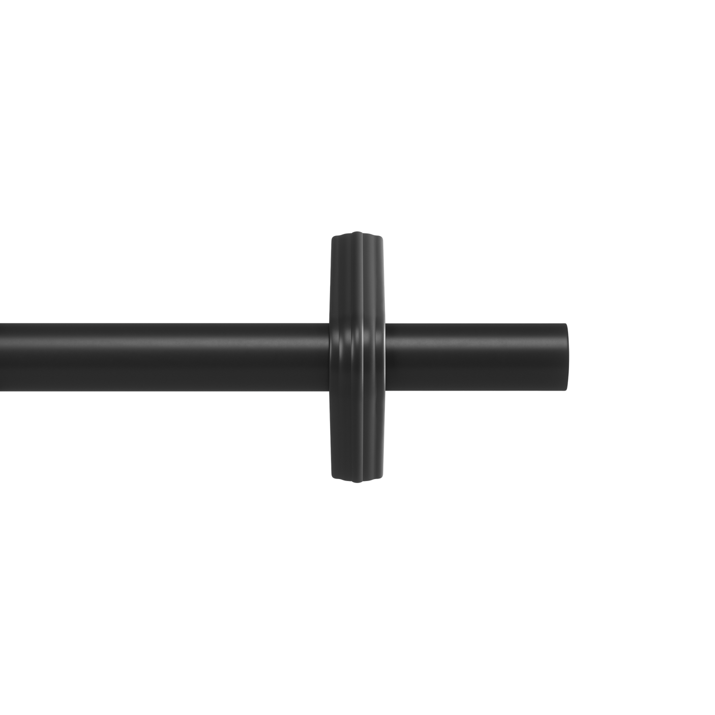 | color: Matte Black | size: 42-120" (107-305 cm) | diameter: 1" (2.5 cm)