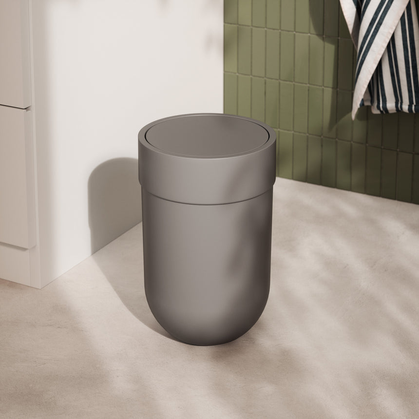 Bathroom Trash Cans | color: Grey | Hover