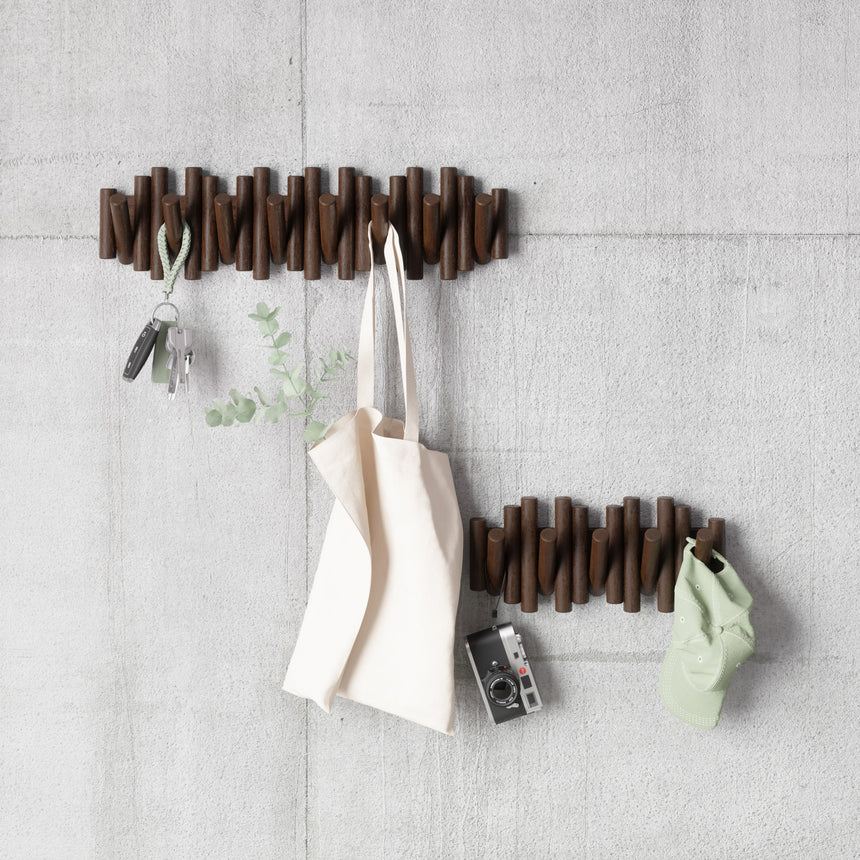 Wall Hooks | color: Aged-Walnut