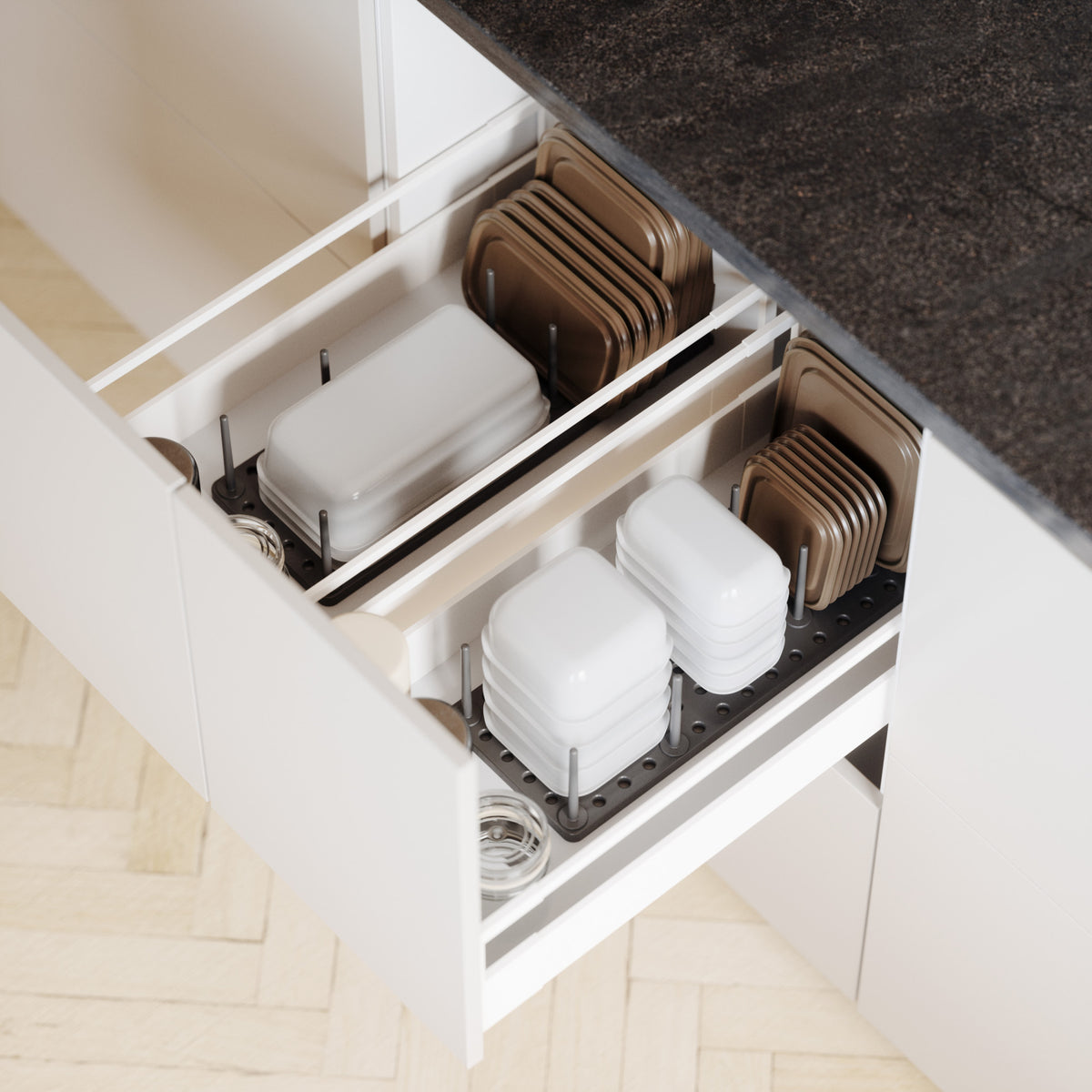 Organisateurs de tiroirs Peggy, ensemble de 2