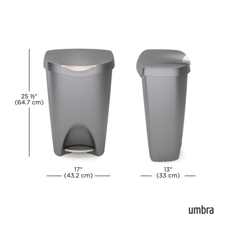 Kitchen Trash Cans | color: Nickel