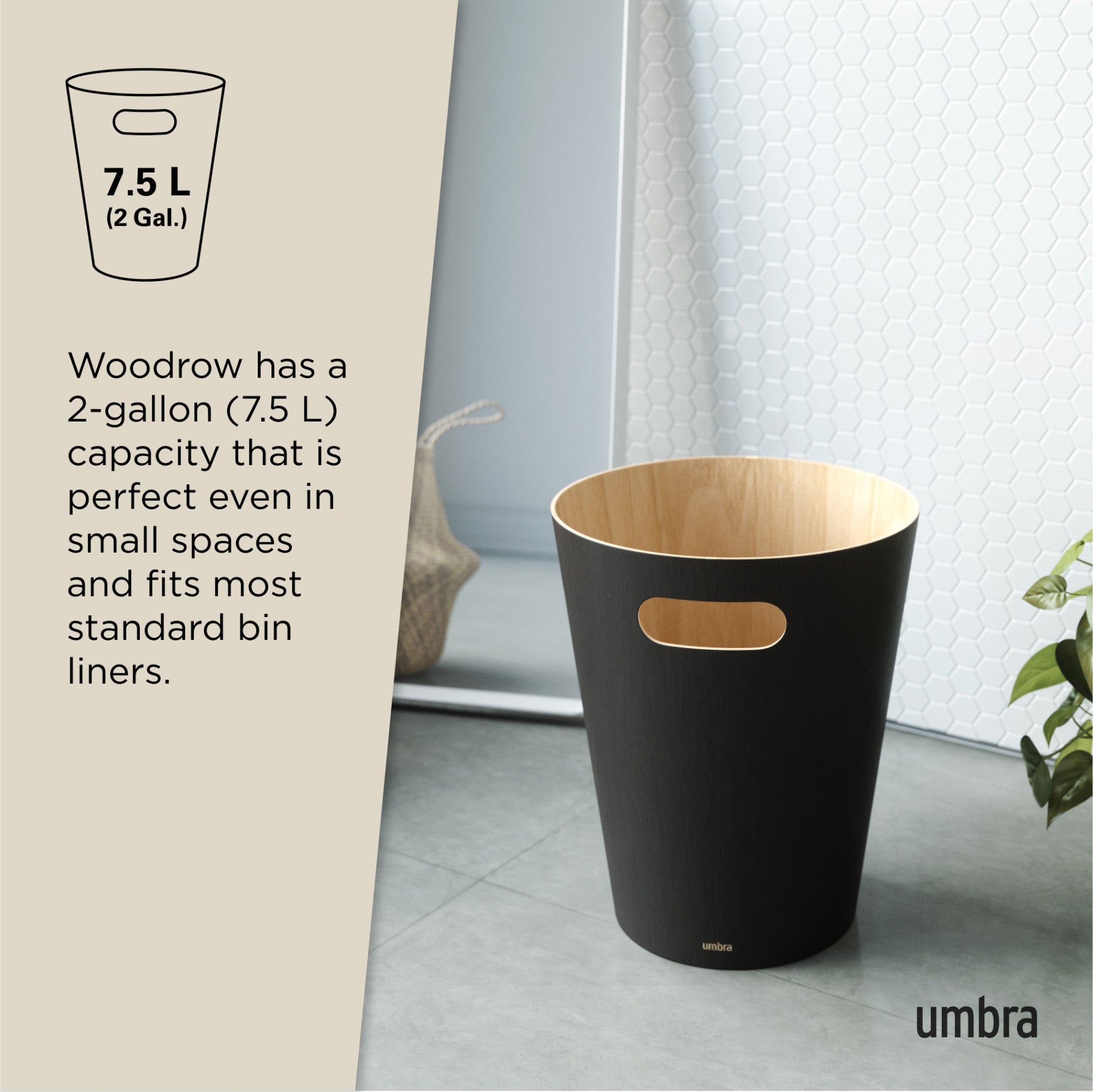 Woodrow Trash Can - Upgrade Your Space with This Modern Waste Can