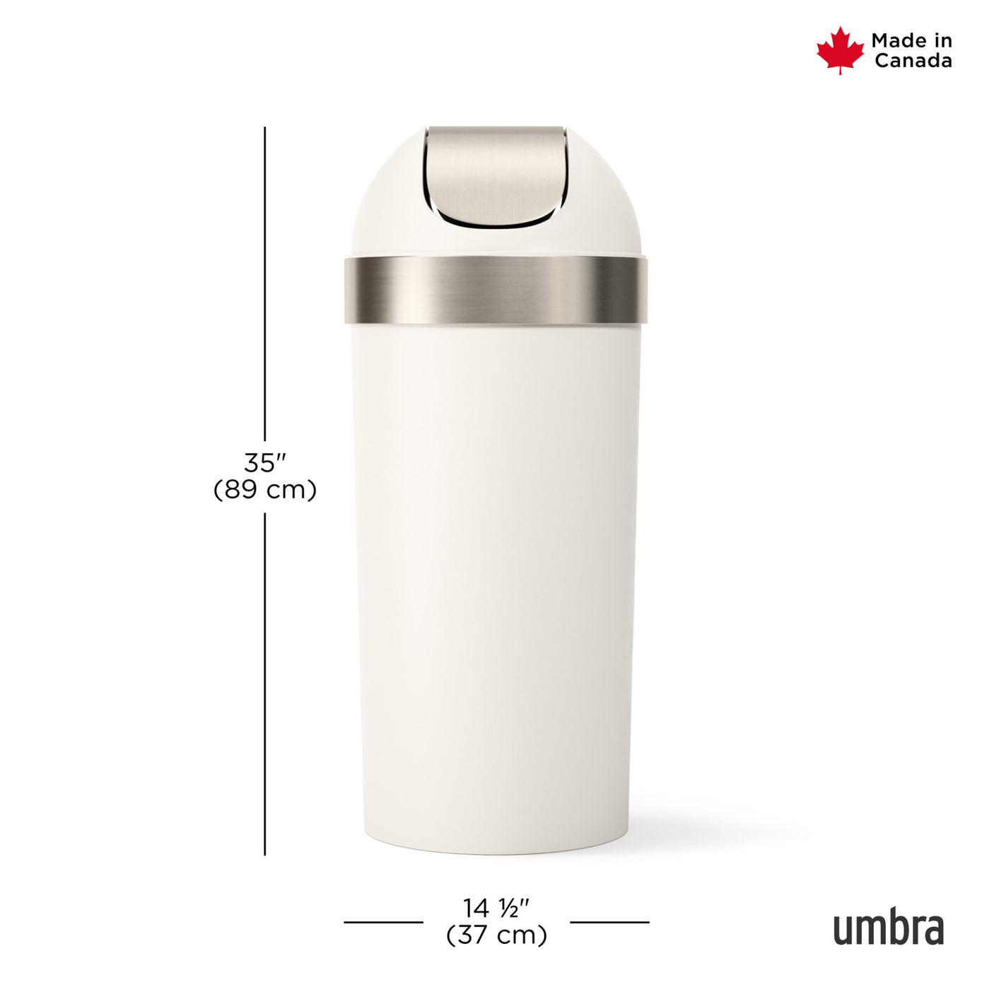 Kitchen Trash Cans | color: Sand