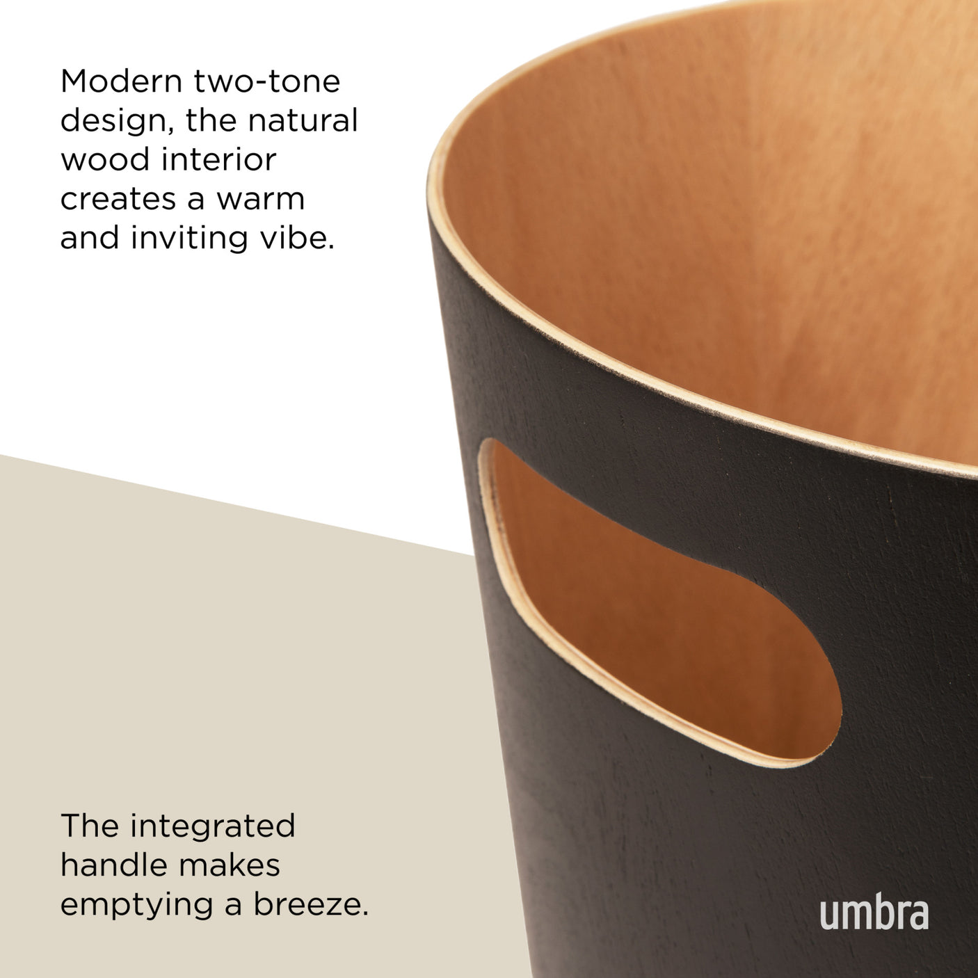 Bathroom Trash Cans | color: Black