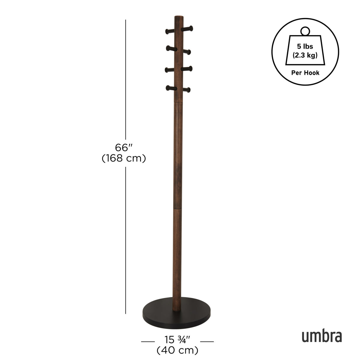 Coat Racks & Valets | color: Black-Walnut