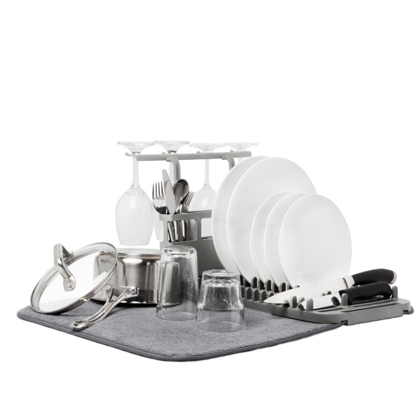 Countertop Dish Drying Rack with Dry Mat UDry by Umbra Canada