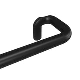 Single Curtain Rods | color: Matte-Black | size: 66-144" (168-365 cm) | diameter: 3/4" (1.9 cm)