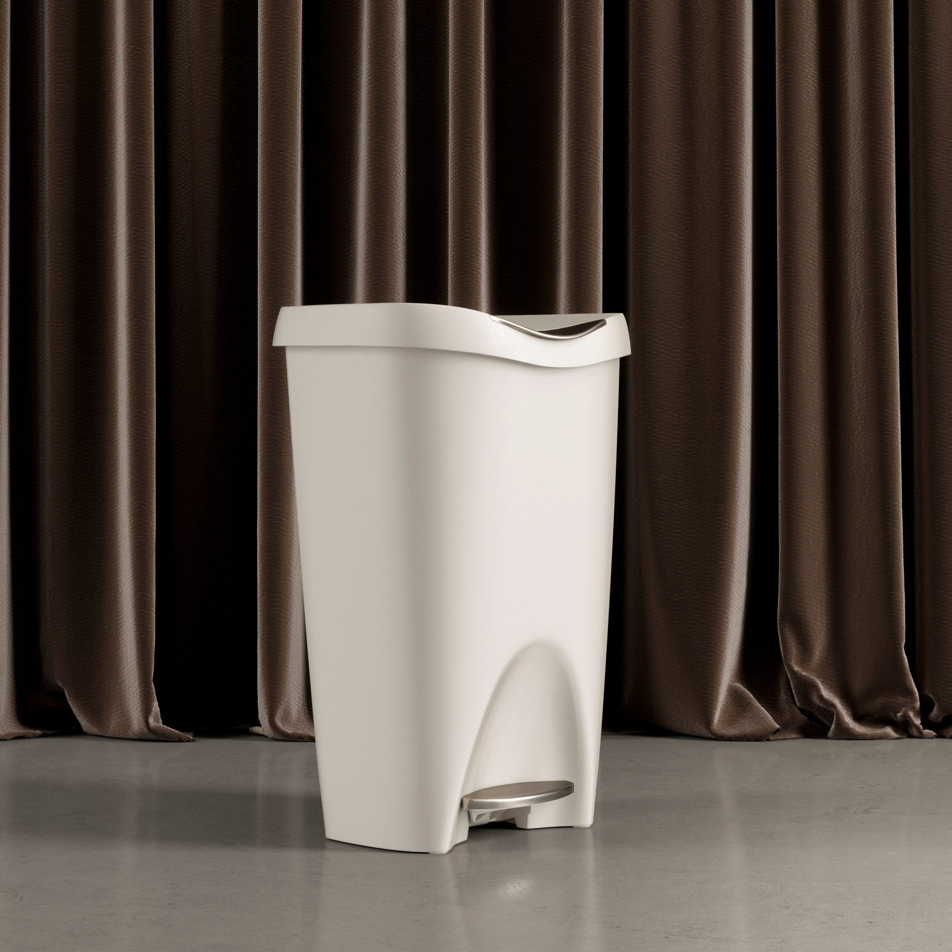 Large Modern Step Can - Brim Trash Can | Umbra Canada