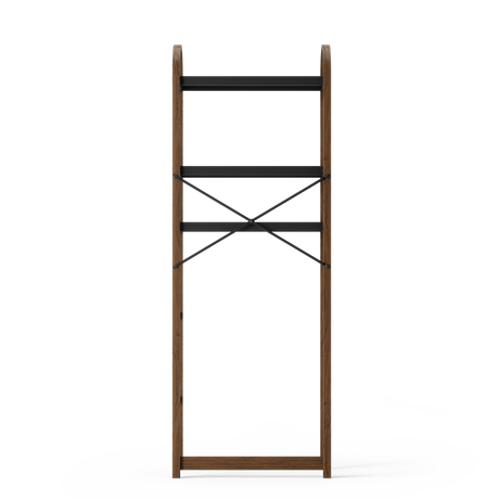 Shelves & Magazine Racks | color: Black/Walnut