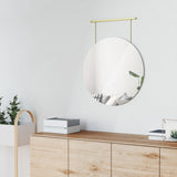 Wall Mirrors | color: Brass | Hover