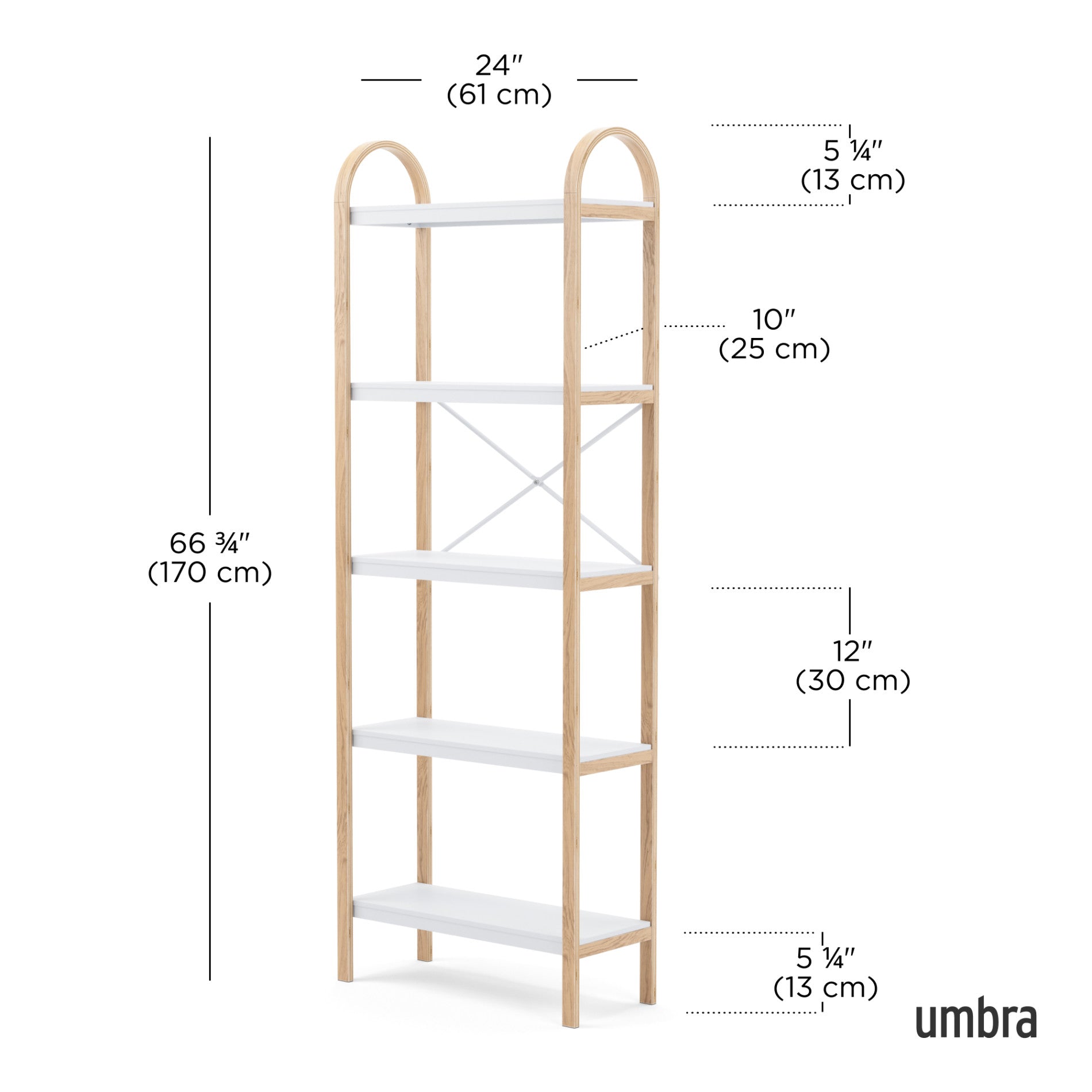 Fulcrum Baguette shelf 6shelves ① Fulcrum' shelf