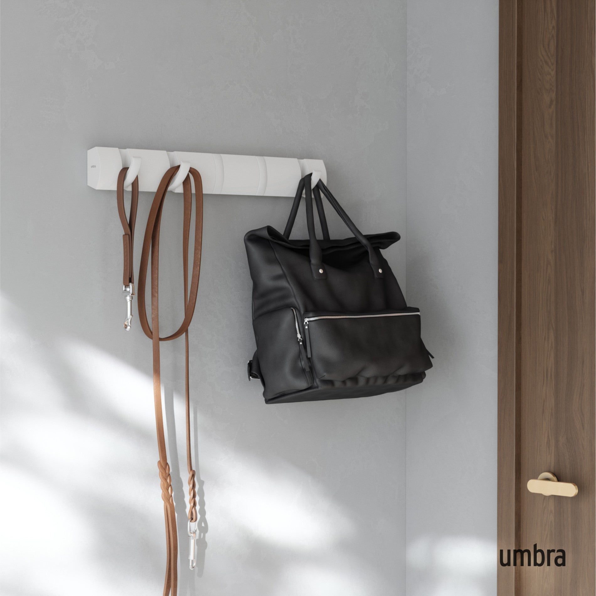 Flip 5 Wall Mounted Hook - Coat Rack & Wall Hooks | Umbra Canada