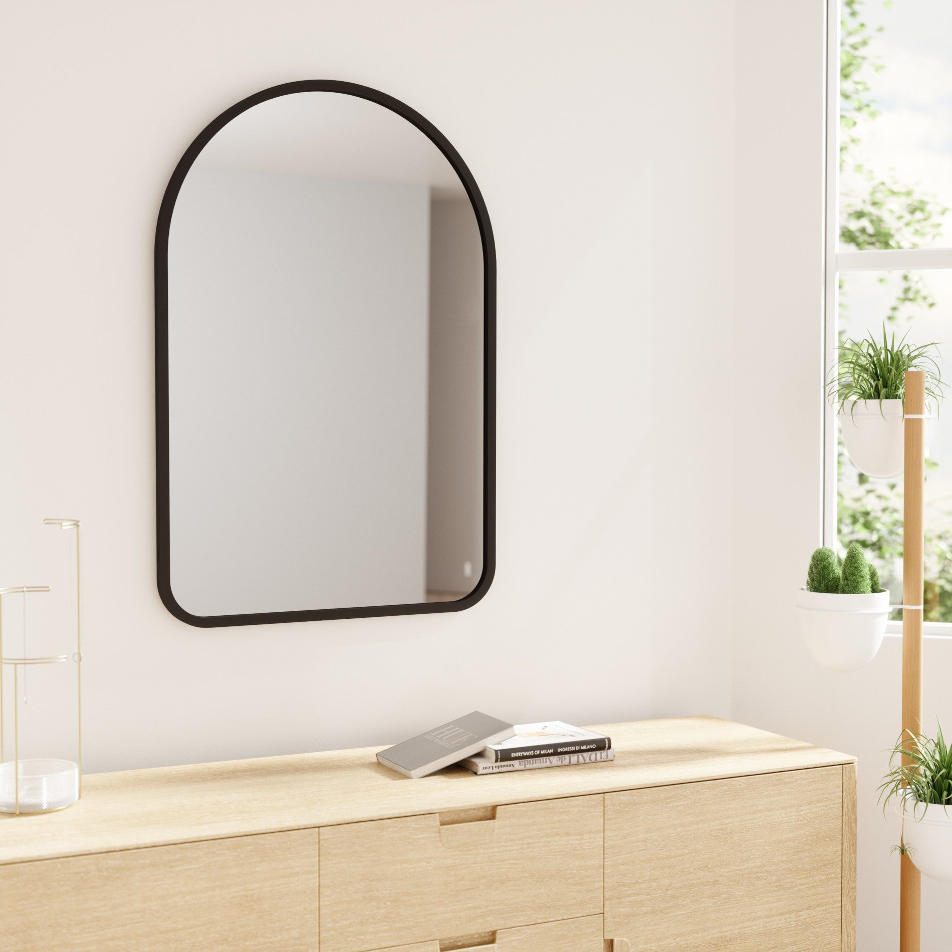 Hub Arched Mirror | Unique Modern Wall Mirror | Umbra Canada