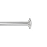 Tension Rods | color: Nickel | size: 24-36" (61-91 cm) | diameter: 1/2" (1.2 cm)