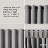 | color: Matte-Black | size: 42-120" (107-305 cm) | diameter: 1" (2.5 cm)