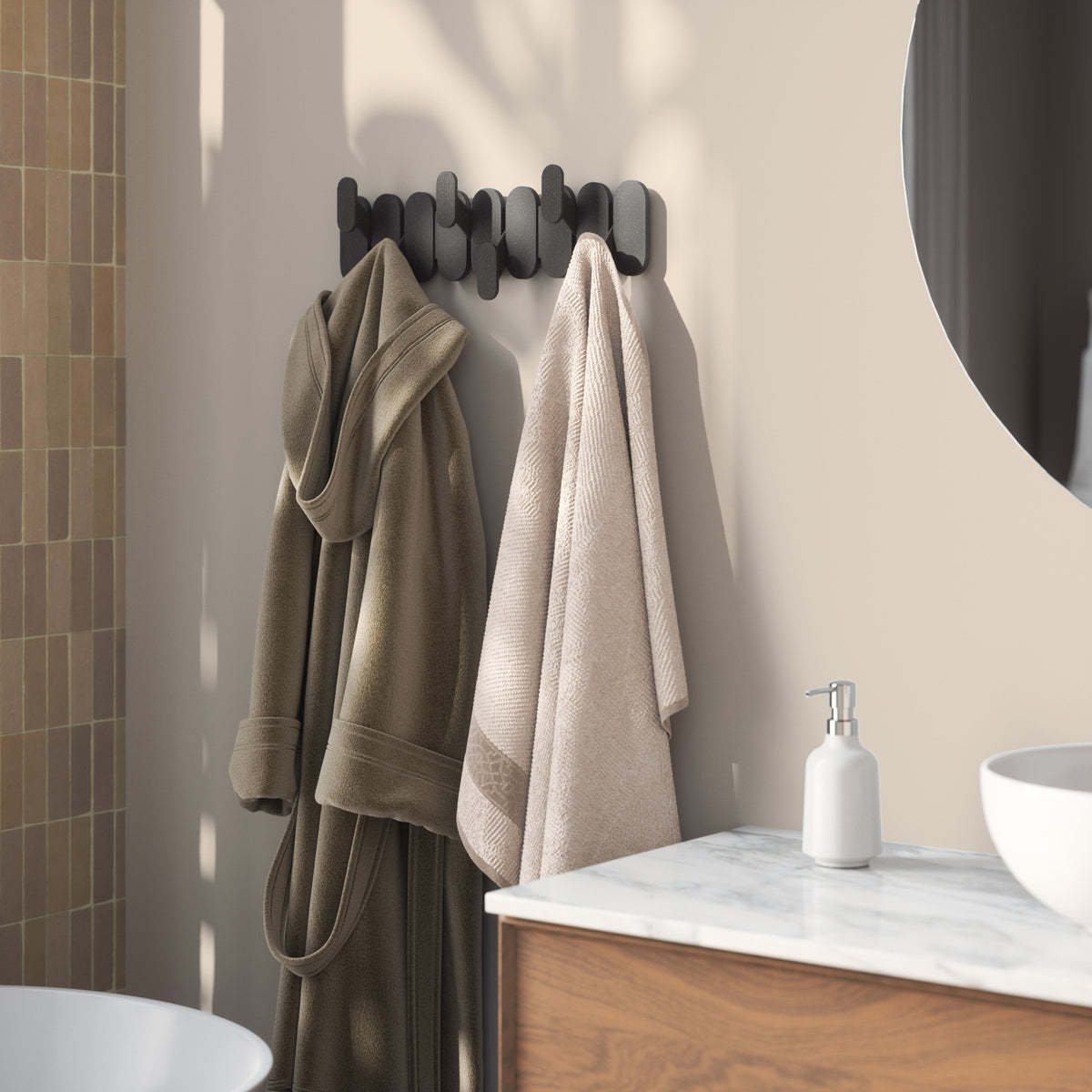 Wall Hooks | color: Black | Hover