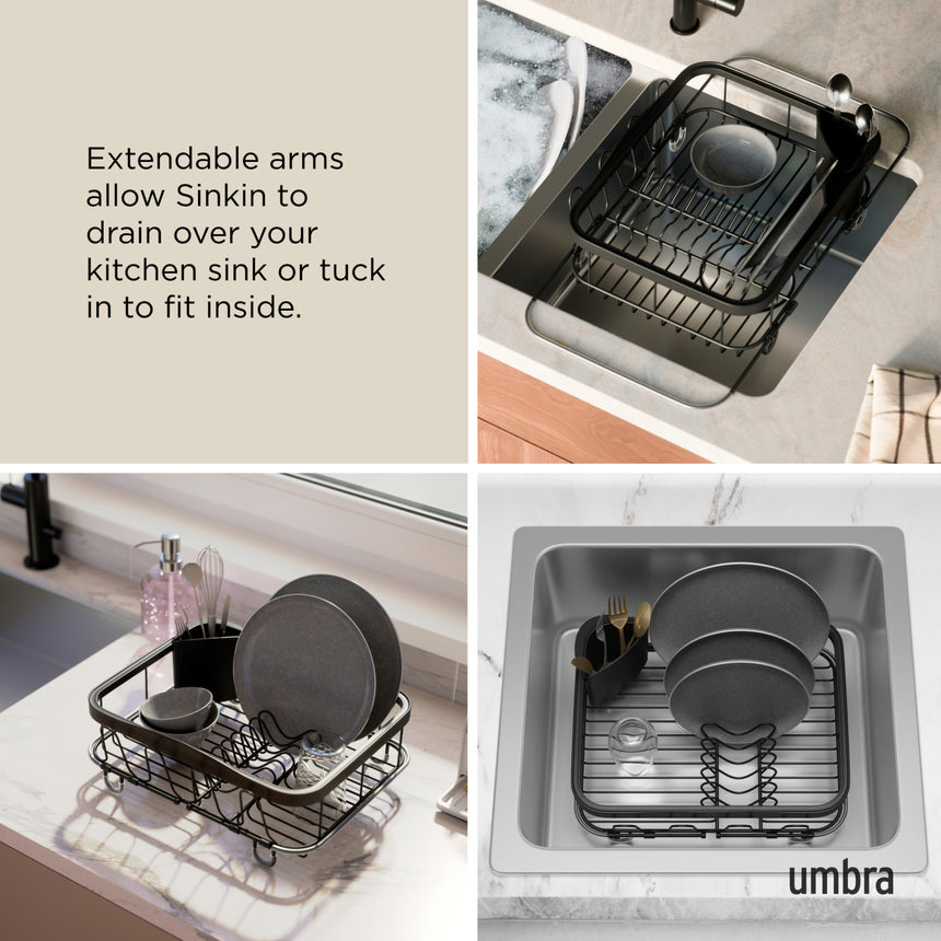 Sinkin Multi-Use Dish Drying Rack Umbra Canada